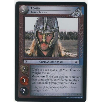 Lord of the Rings TCG FOIL PROMO OP 80 EOMER EORED LEADER