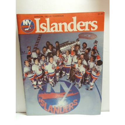 1981-82 New York Islanders Official Yearbook Stanley Cup Champions Mike Bossy