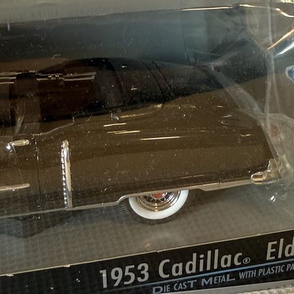 Welly 1953 Cadillac Eldorado 1/27 Collection Black Convertible Diecast New