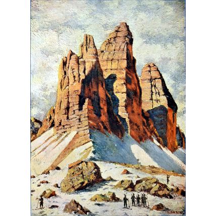 WAR IN THE DOLOMITES 1915 Robert Fardel WORLD WAR I PRINT