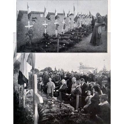 COMMEMORATION OF THE MARNE DAYS 1915 FRANCE WORLD WAR I PRINT