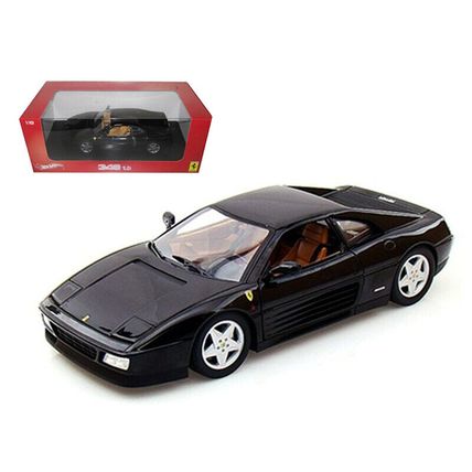 Ferrari 348 TB Black 1/18 Diecast Car Model by Hot Wheels
