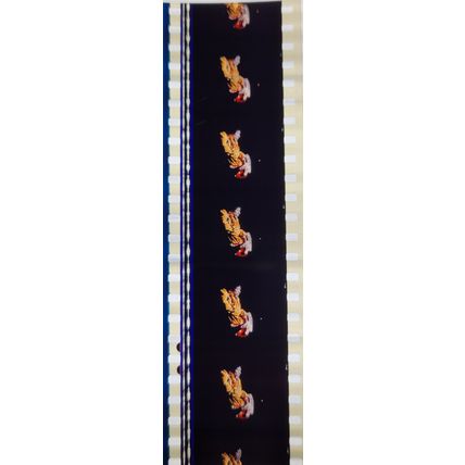 Jimi Hendrex. Pk MTP - d079A . 1 STRIP OF 5 - 35MM FILM CELLS. A very rare strip