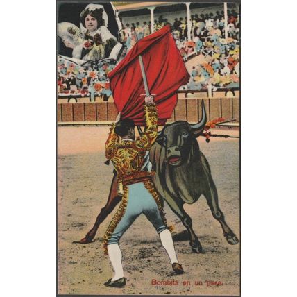 Bombita en un Pase, c.1910 - Tarjeta Postal