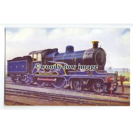 ry1343 - G.E.R. 4-4-0. No.1831 designed by J.Holden & Built in 1908 - postcard