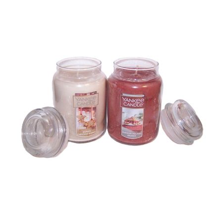 Yankee Candle Munich Christmas & Parisian Holiday Large Jar Candle Set of 2