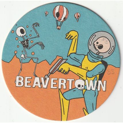 BEER MAT - BEAVERTOWN BREWERY - OUT OF THIS WORLD BEER - (Cat No 041) - (2017)