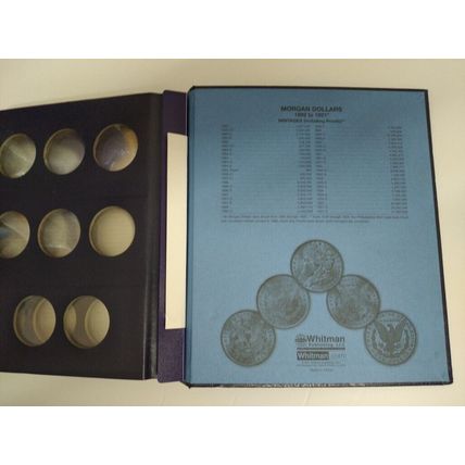 Whitman's Hardcover Morgan Silver Dollars Coin Album Book Vol. 2 1892-1921