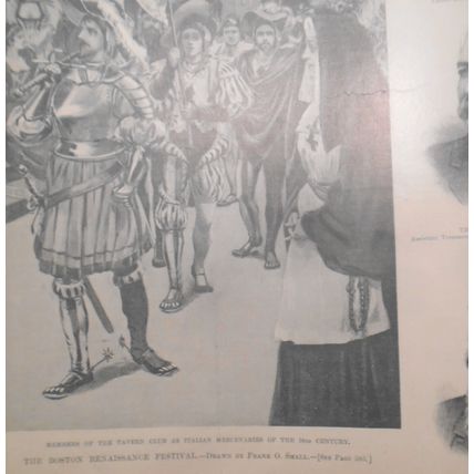 Harper's Weekly April 22, 1893 - Naval maneuvers; Circus; French cavalry;Artists