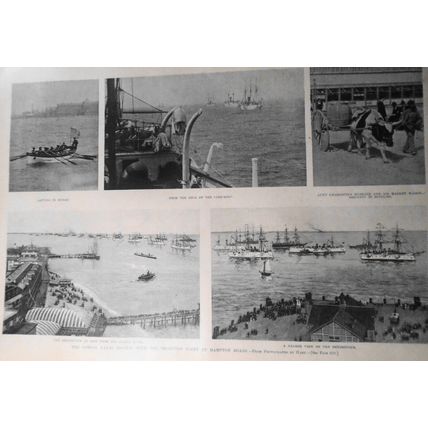 Harper's Weekly April 22, 1893 - Naval maneuvers; Circus; French cavalry;Artists