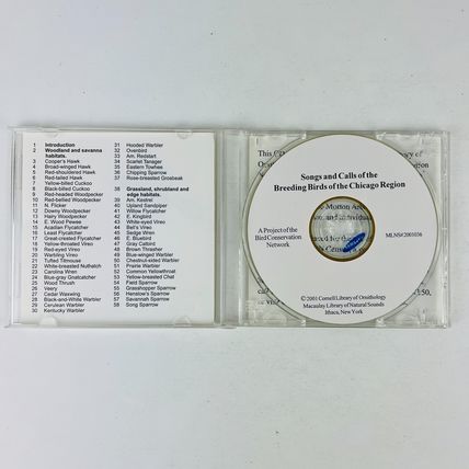 Songs and Calls Of The Breeding Birds Chicago Region CD