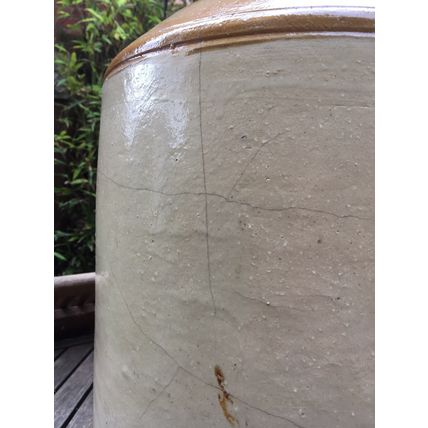 Salutaris Water Co Ltd London SW10 Large Stoneware Flagon