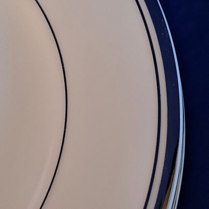 Vintage Lot 5 Zylstra SILVER ECSTACY Fine China BREAD & Butter PLATES 6 3/8"