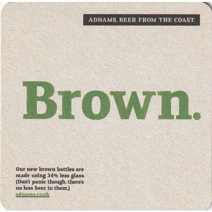BEER MAT - ADNAMS BREWERY - BEER FROM THE COAST - (Cat No 088) - (2007)