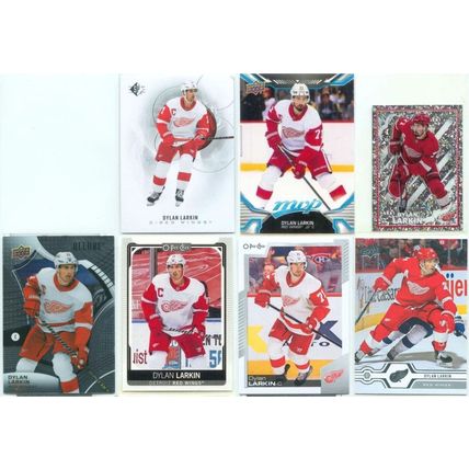 Dylan Larkin 18x card lot incl Playing Cards