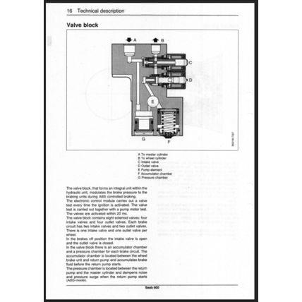 Saab 900 Antilock Braking System Workshop Manual 1996 199526088 PDF