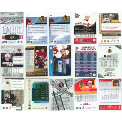 Marian Hossa 16x card lot incl Inserts