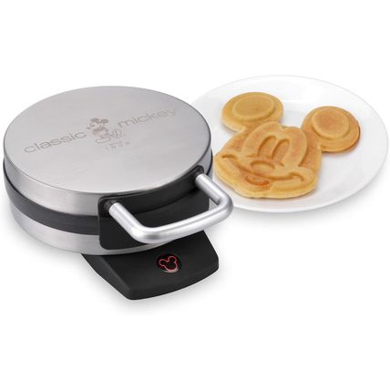 Disney Classic Mickey Waffle Maker by Select Brands - Disney Kitchen Appliances