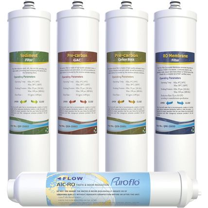 Proq Reverse Osmosis Filter 1-Year Replacement Set – Compatible with PROQ-550 un