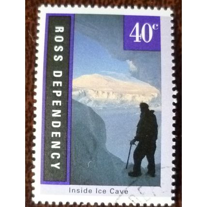 Ross Dependency 1996 Antarctic Landscapes 40c Inside Ice Cave used stamp SG38