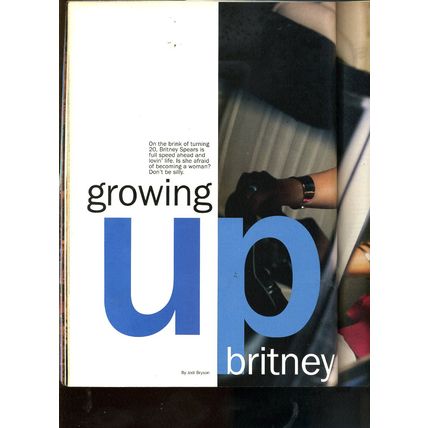 Teen Magazine July 2001 BRITNEY SPEARS 20 years old KEEPING IN TOUCH VG