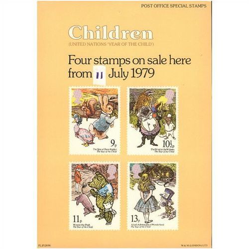 Post Office Special Stamps A4 Poster - Children 1979