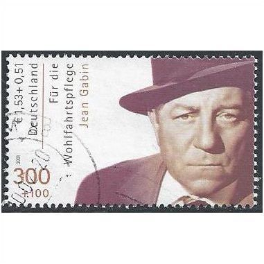 SG 3080: 300 pf. + 100 pf. multicoloured Film Industry: Jean Gabin.