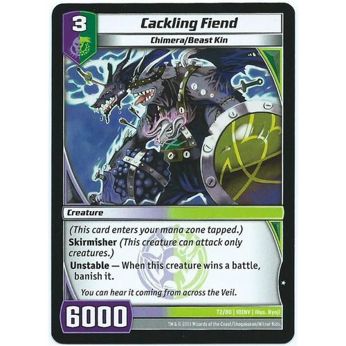 Kaijudo - Invasion Earth - #72/80 - Cackling Fiend