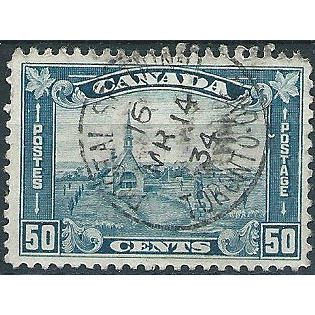 Canada 1930 SG302 50c Blue Fine Used . ..