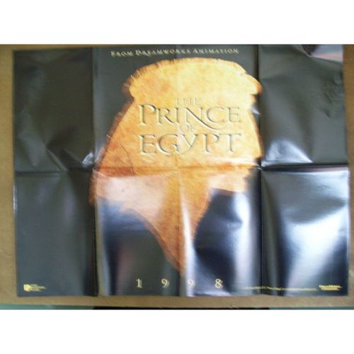 THE PRINCE OF EGYPT Val Kilmer 1998 Movie Advance Quad Poster