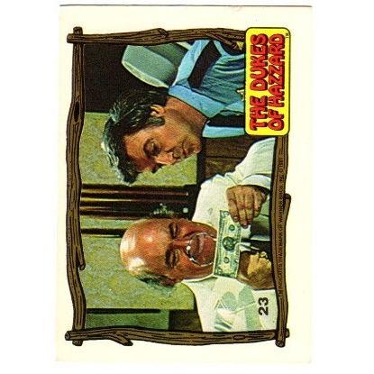 1981 Donruss Dukes of Hazzard Boss Hogg and Roscoe # 23