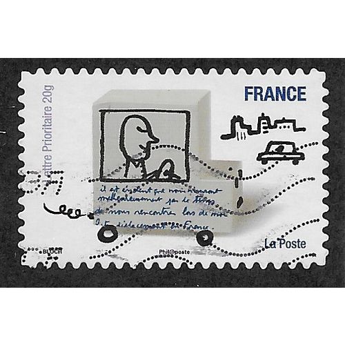 FRA 2010 58c 'SOURIRES ' FINE USED (EBID55-197)