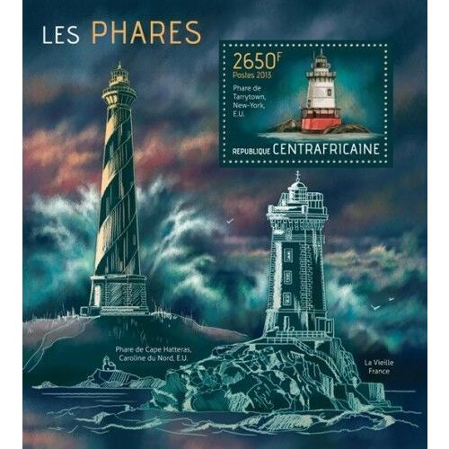 CENTRAL AFRICA 2013 SHEET MNH FAROS LIGHTHOUSES PHARES LEUCHTTURMEN FAROIS 2A