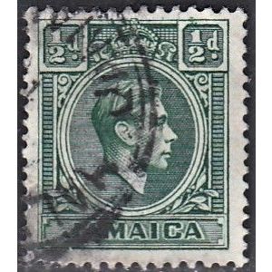 JAMAICA, 1938 1/2d George VI, SG 121 (Scott #116), used.