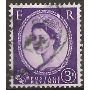 1959 SG607 3d Deep Lilac Phosphor Graphite Fine Used ....