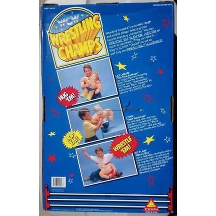 wwf ljn hasbro wrestling superstars 22" lex luger wrestling buddies figure
