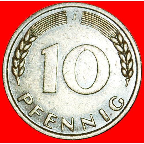 OAK: GERMANY ★ 10 PFENNIG 1966J! LOW START★NO RESERVE!