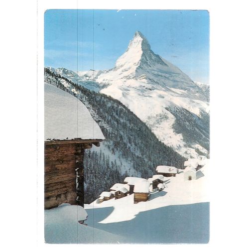 ZERMATT, SWITZERLAND . used postcard 1982 postmark #