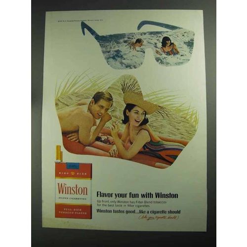1968 Winston Cigarettes Ad - Your Fun