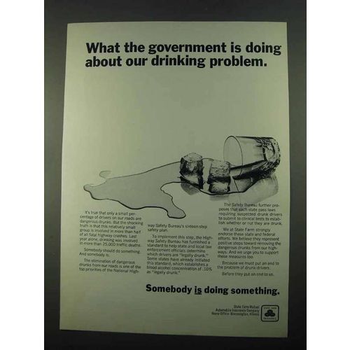 1969 State Farm Insurance Ad - Our Drinking Problem