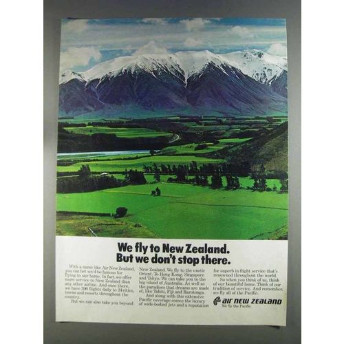 1980 Air New Zealand Ad - We Don't Stop There