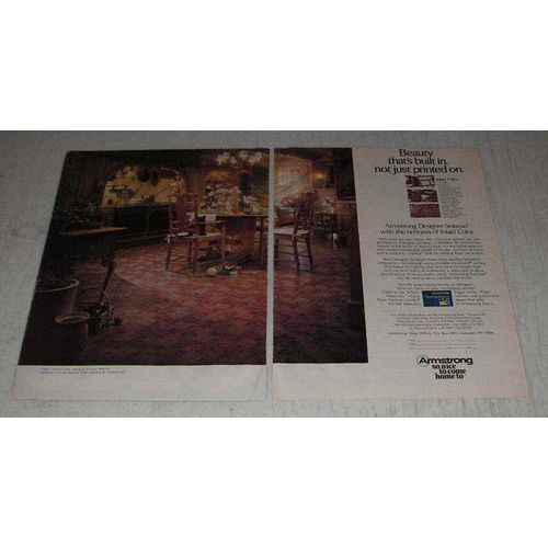 1983 Armstrong Colonial Designer Solarian Floor Ad