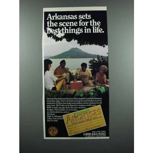 1983 Arkansas Tourism Ad - Best Things in Life