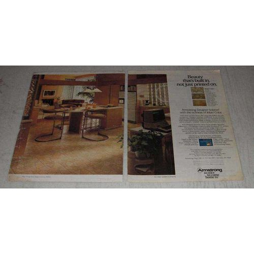 1983 Armstrong Vintage Stone Designer Solarian Floor Ad
