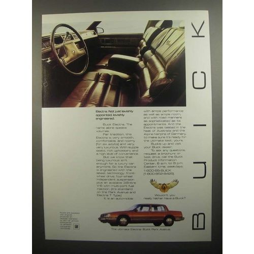 1984 Buick Electra Ad - Lavishly Appointed