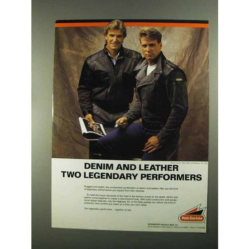 1988 Hein Gericke Rally and Highway 101 Jackets Ad