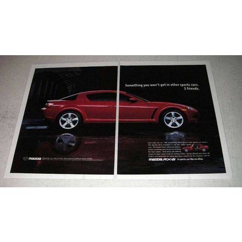 2004 Mazda RX-8 Car Ad - Won't Get in Other Sports Cars
