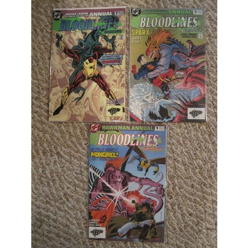 Bloodlines Saga (DC Annuals), All 25 Chapters, Comp. Story, Excellent Condition