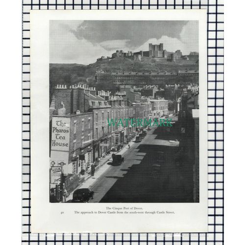 (7702) Castle Street Dover Kent Pharos Tea House - 1957 Cutting
