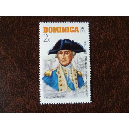 Dominica 1976 Bicentenary American Revolution 2c Washington mint stamp SG510